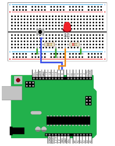 Allumer une LED avec un interrupteur sur un Arduino Uno avec la méthode Pull-Up